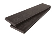 Полнотелая доска ДПК AIWOODek 18*140*3000 мм брашированная венге, за м.пог