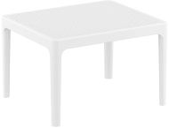Столик пластиковый журнальный Siesta Contract Sky Side Table, белый