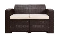 Диван двухместный Rattan premium (2-х местная подушка), венге
