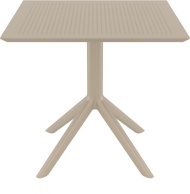 Стол пластиковый Siesta Contract Sky Table 80 бежевый