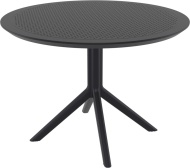 Стол пластиковый Siesta Contract Sky Table Ø105, черный