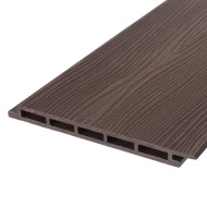 Фасадная панель из ДПК Holzhof 180*14*3000 мм шоколад, за м.пог