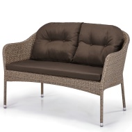 Плетеный диван S54B-W56 Light brown Плетеный диван S54B-W56 Light brown