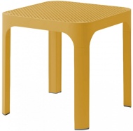 Столик пластиковый журнальный Nardi Net Table 40, горчичный