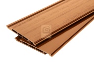 Фасадная панель 3D AISTONE 160*17*3000мм из МПК односторонняя (текстура) бронза, за м.пог