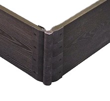 Грядка из ДПК 3*1м AIWood в коробке 1400х30х20 мм - 2