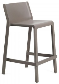 Стул пластиковый полубарный Nardi Trill Stool Mini, тортора Стул пластиковый полубарный Nardi Trill Stool Mini, тортора