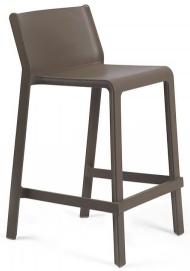 Стул пластиковый полубарный Nardi Trill Stool Mini, табак Стул пластиковый полубарный Nardi Trill Stool Mini, табак