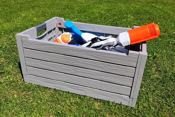WOOD LOOK STORAGE BOX