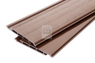 Фасадная панель 3D  AISTONE 160*17*3000мм из МПК односторонняя (текстура) шоколад , за м.пог