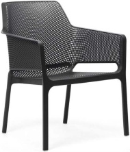Кресло пластиковое Nardi Net Relax, антрацит Кресло пластиковое Nardi Net Relax, антрацит
