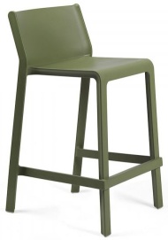 Стул пластиковый полубарный Nardi Trill Stool Mini, агава Стул пластиковый полубарный Nardi Trill Stool Mini, агава
