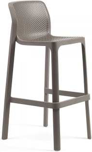 Стул пластиковый барный Nardi Net Stool, тортора Стул пластиковый барный Nardi Net Stool, тортора