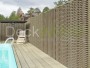 Плетеное ограждение DeckWOOD от 500 мм до 2900 мм белый фото