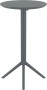 Стол пластиковый барный складной Siesta Contract Sky Folding Bar Table 60, темно-серый фото