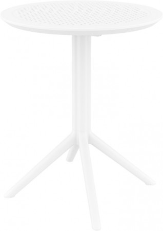 Стол пластиковый складной Siesta Contract Sky Folding Table 60, белый фото