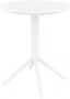 Стол пластиковый складной Siesta Contract Sky Folding Table 60, белый фото
