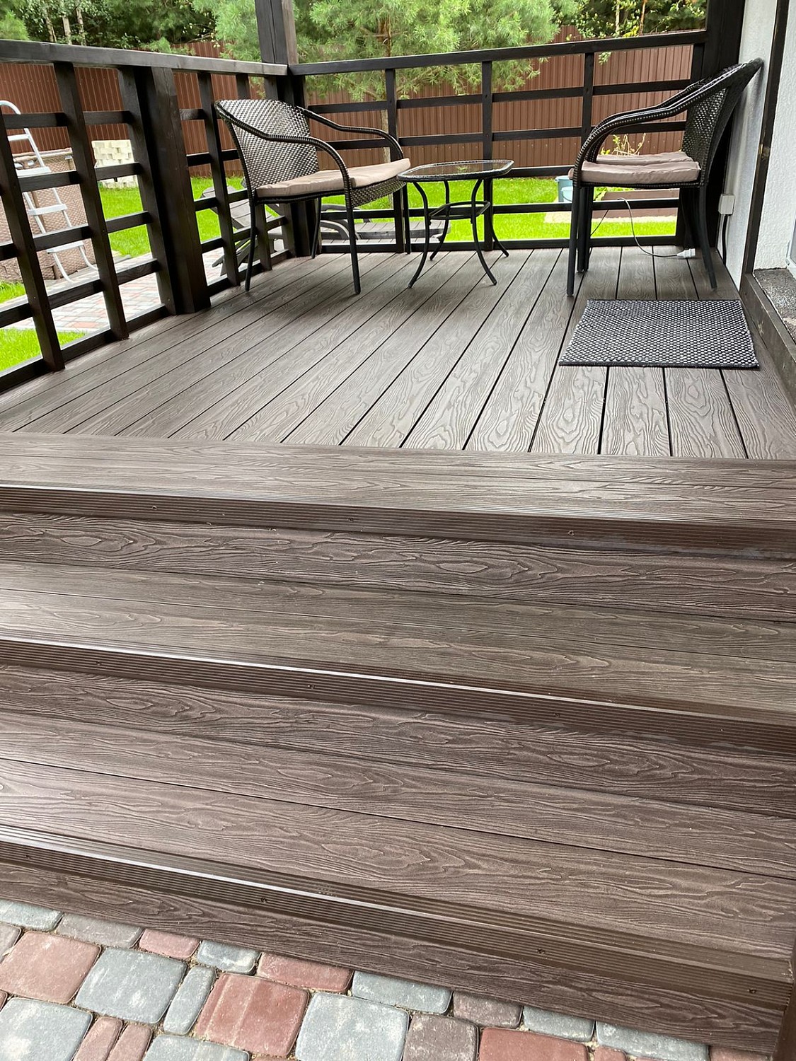 Уютная терраса с террасной доской Talver Wood