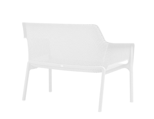 Диван пластиковый Nardi Net Bench белый фото Диван пластиковый Nardi Net Bench белый фото