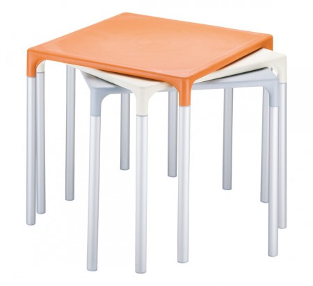 Стол пластиковый Siesta Contract Mango Alu фото