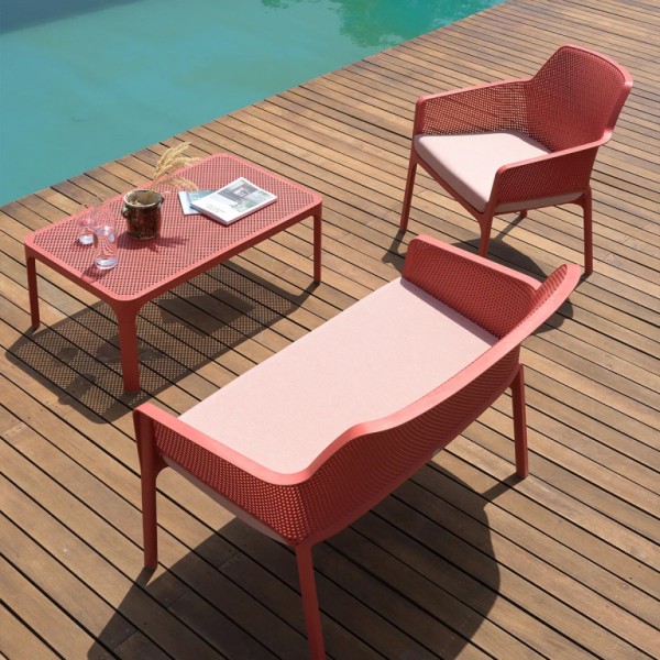 Подушка для дивана Nardi Net Bench, розовый фото Подушка для дивана Nardi Net Bench, розовый фото