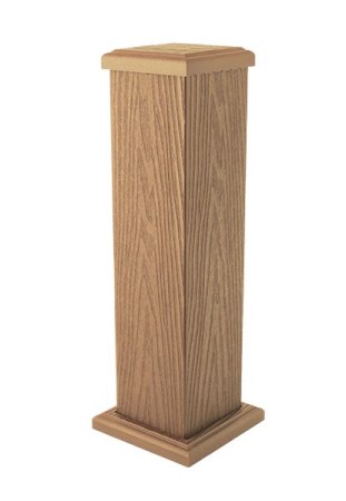 Профиль опорный (столб) для ограждения Talverwood  125*125*3000мм орех, за м.пог