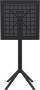 Стол пластиковый барный складной Siesta Contract Sky Folding Bar Table 60, черный фото
