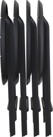 Стол пластиковый складной Siesta Contract Helen Folding Table Ø60, черный фото