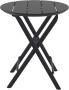 Стол пластиковый складной Siesta Contract Helen Folding Table Ø60, черный фото