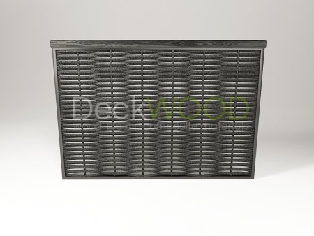 Плетеное ограждение DeckWOOD от 500 мм до 2900 мм черный фото