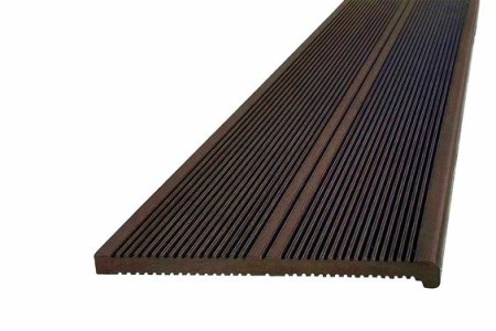 Ступень полнотелая Darvolex 345*23,5*4000 мм, коричневый, за м.п.