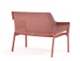 Диван пластиковый Nardi Net Bench коралловый фото