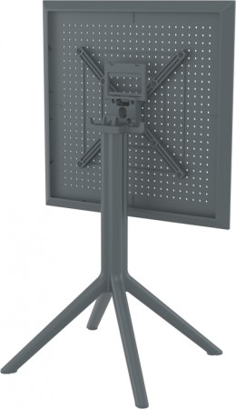 Стол пластиковый складной Siesta Contract Sky Folding Table 60, темно-серый фото