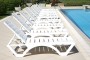 Шезлонг-лежак пластиковый Siesta Garden Aqua фото
