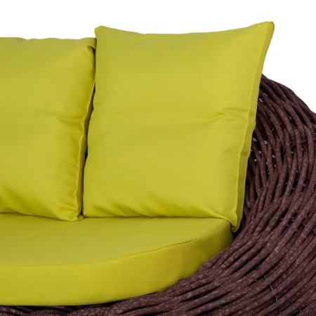 Плетеный диван DeckWOOD Nest коричневый Плетеный диван DeckWOOD Nest коричневый