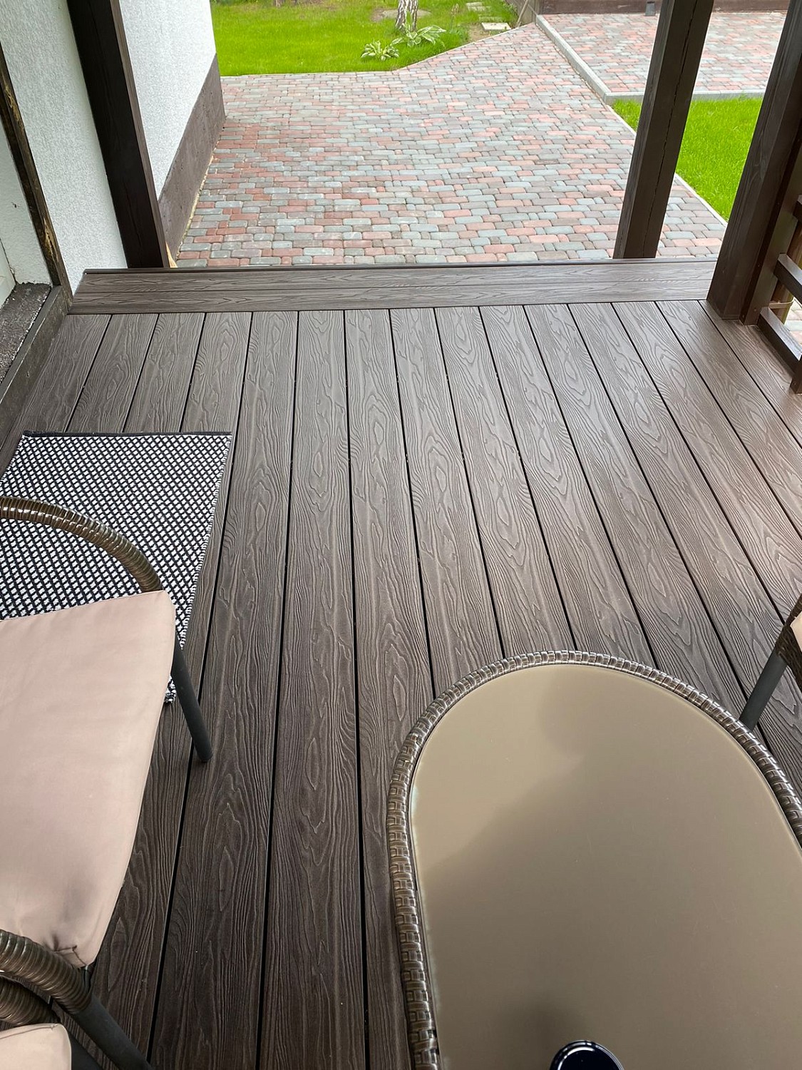 Уютная терраса с террасной доской Talver Wood