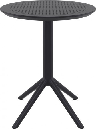 Стол пластиковый складной Siesta Contract Sky Folding Table Ø60, черный фото
