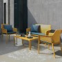 Диван пластиковый Nardi Net Bench горчичный фото
