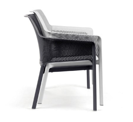 Диван пластиковый Nardi Net Bench антрацит фото