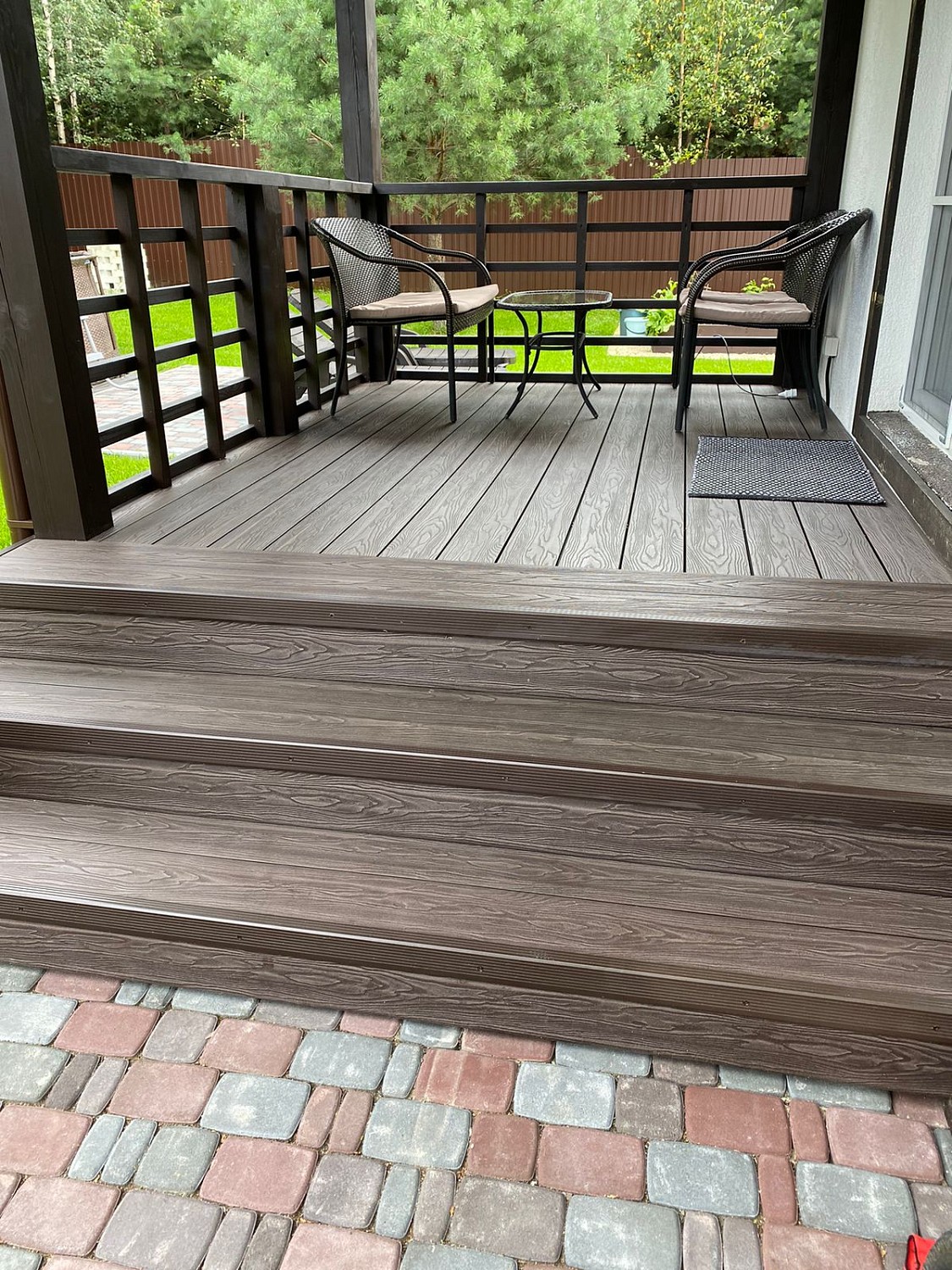 Уютная терраса с террасной доской Talver Wood