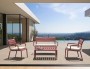 Столик пластиковый журнальный Siesta Contract Paris Lounge Table, марсала фото