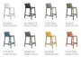 Стул пластиковый полубарный Nardi Trill Stool Mini, табак фото Стул пластиковый полубарный Nardi Trill Stool Mini, табак фото