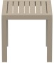 Столик пластиковый для лежака Siesta Contract Ocean Side Table, бежевый фото