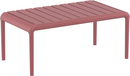 Столик пластиковый журнальный Siesta Contract Paris Lounge Table, марсала фото