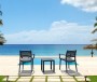 Столик пластиковый для лежака Siesta Contract Ocean Side Table, темно-серый фото