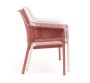Диван пластиковый Nardi Net Bench коралловый фото