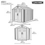 Хозблок для дачи WOODLOOK 60211 8x10 фото Хозблок для дачи WOODLOOK 60211 8x10 фото