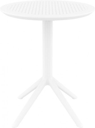 Стол пластиковый складной Siesta Contract Sky Folding Table 60, белый фото