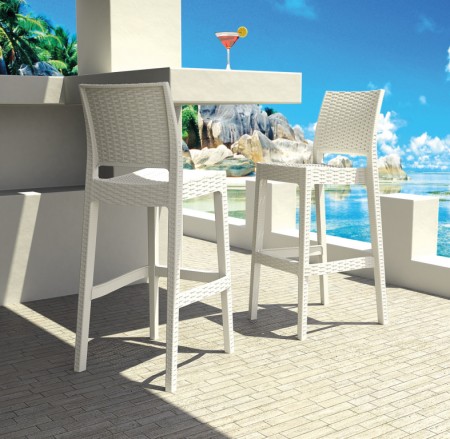 Стул пластиковый барный Siesta Contract Jamaica фото