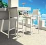 Стул пластиковый барный Siesta Contract Jamaica фото